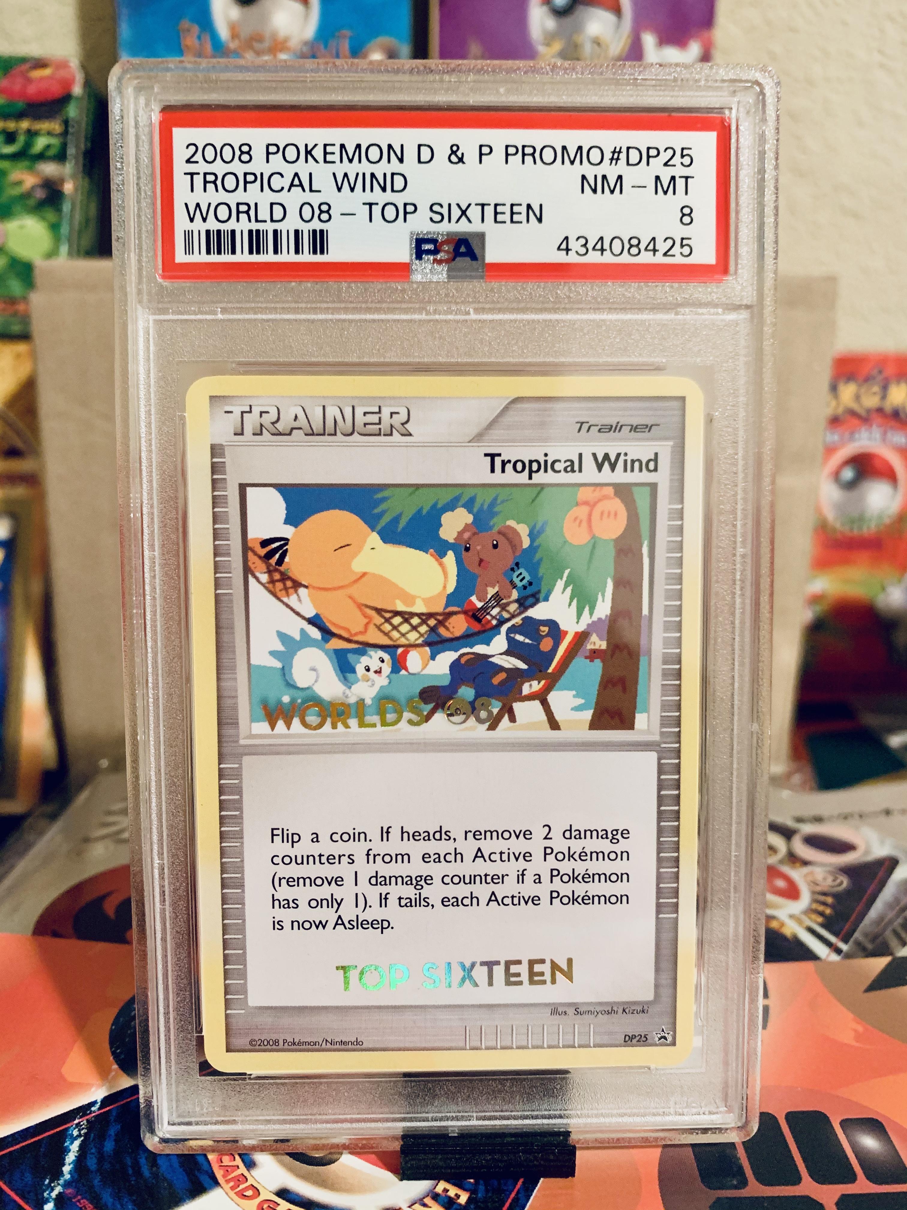 Pokemon Tropical Wind 2008 top worlds promo dp25