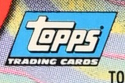 First Print Topps Logo (Blue)