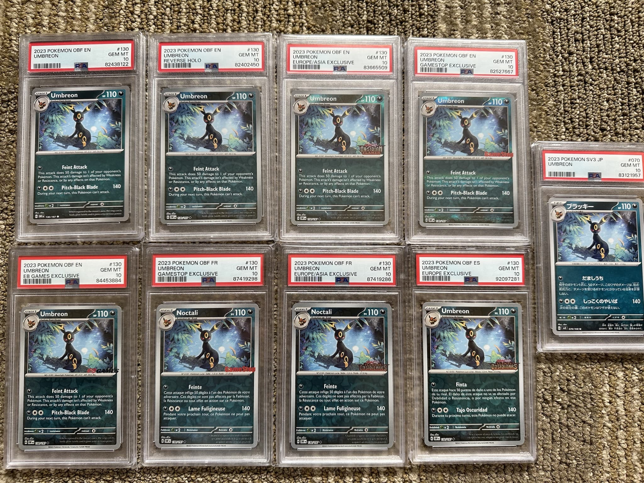 Do I have every OBF Umbreon Variant? - Collecting - Elite Fourum