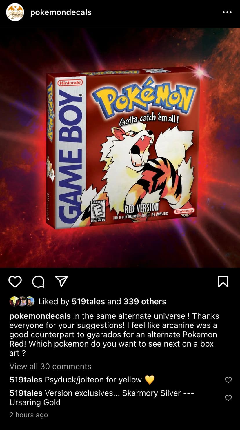 Pokémon Red & Blue Legendaries
