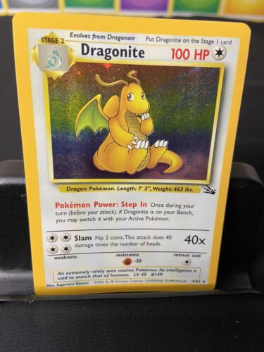 Extra ink + very minimum sparkle holo fossil dragonite - Collecting - Elite  Fourum