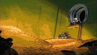 Scrooge-mcduck-diving-in-a-pool-of GIFs - Get the best GIF ...