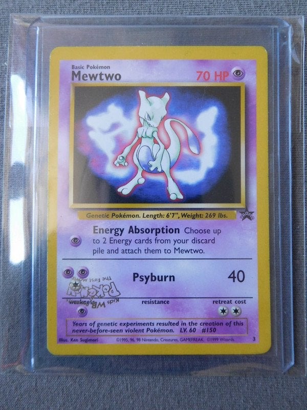 Pokemon TCG Cards Mewtwo LV.X DP28 Promo Holo PLAYED
