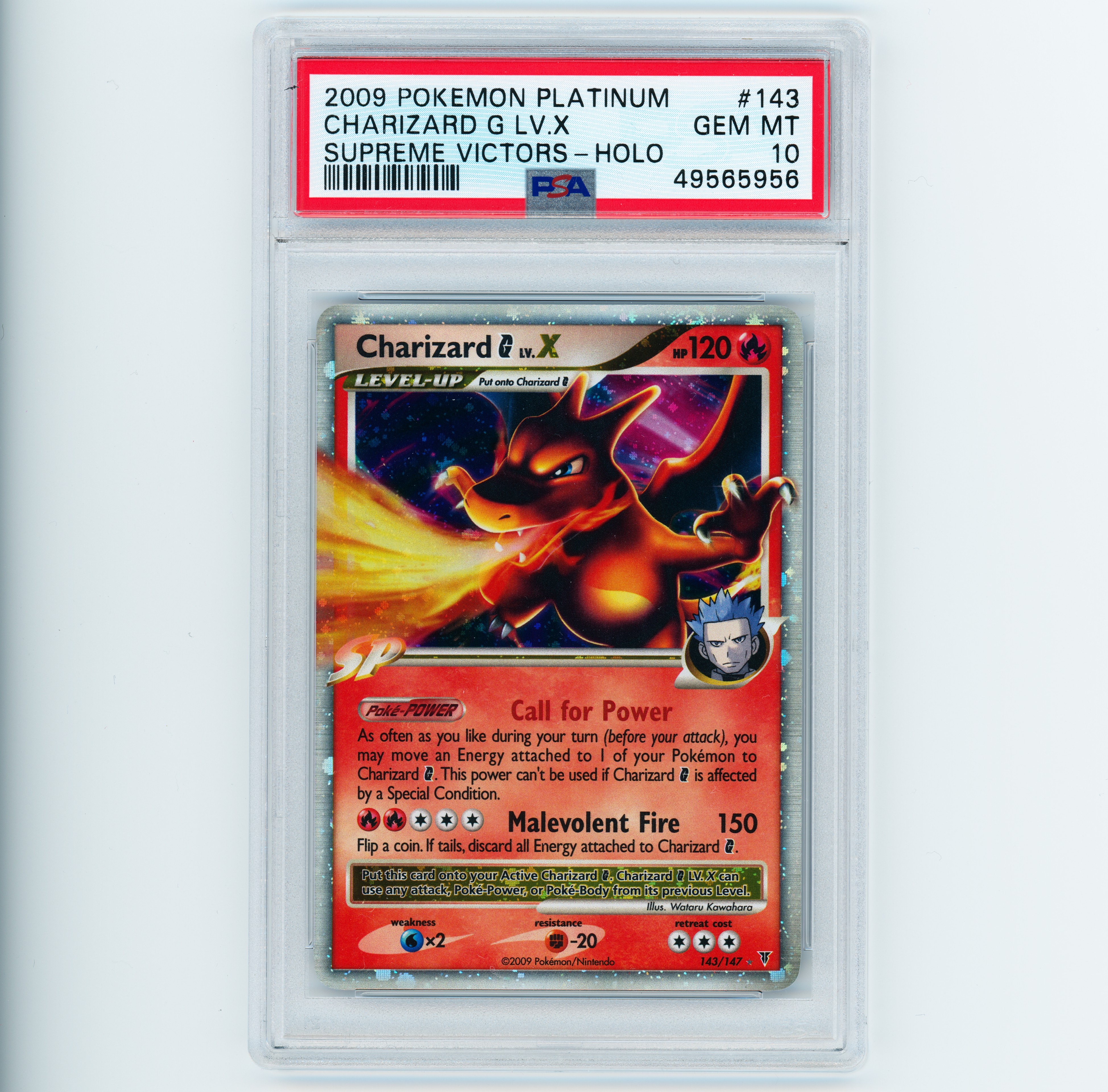 Pokemon Single Card SUPREME VICTORS - 143/147 : Charizard G Lv.X