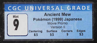 Ancient Mew II PSA label