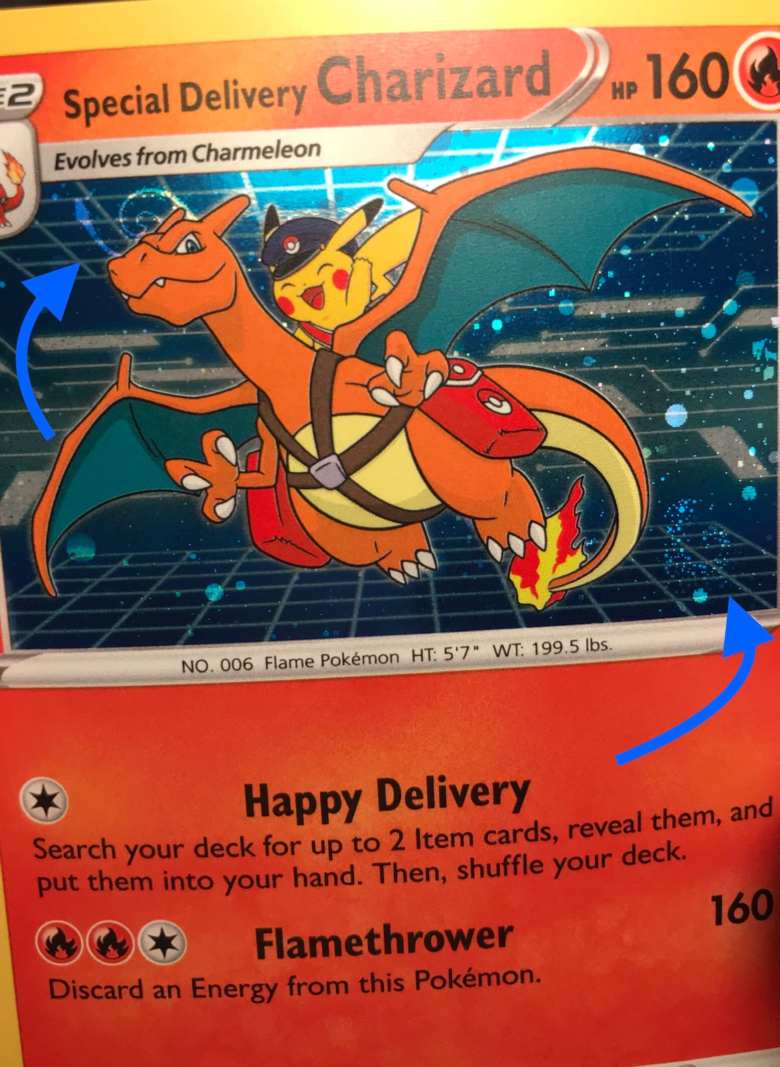 Pokemon Special hotsell Deliver Charizard with swirl