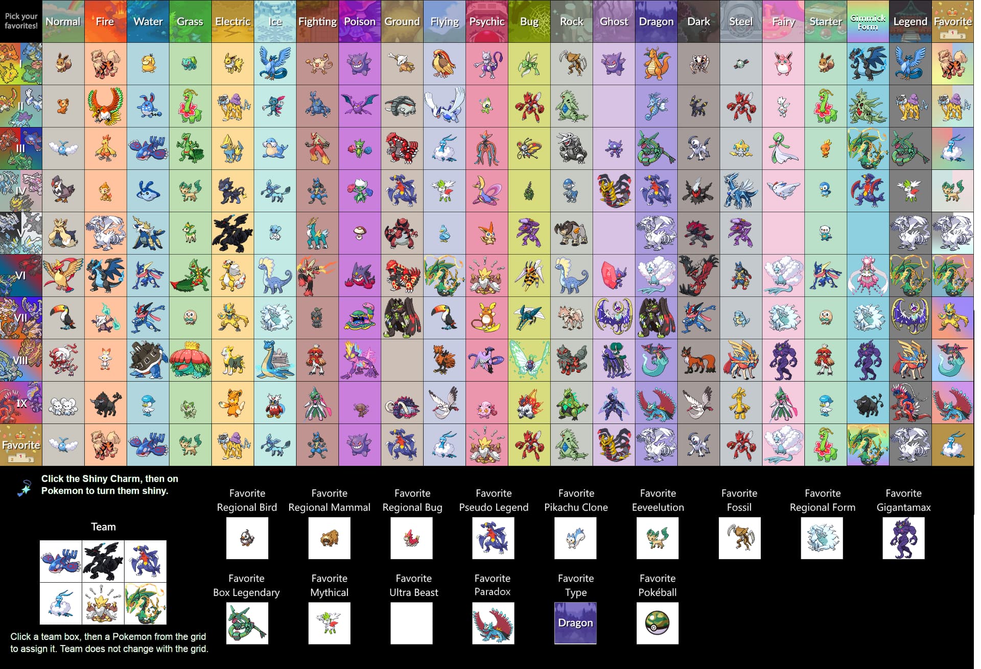 17 Types - Pokemon
