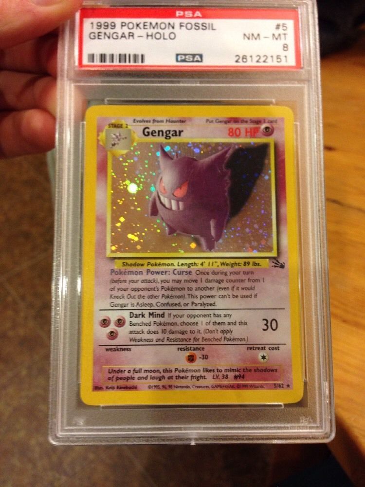 PSA dark Dragonite and Gengar outlet Holo