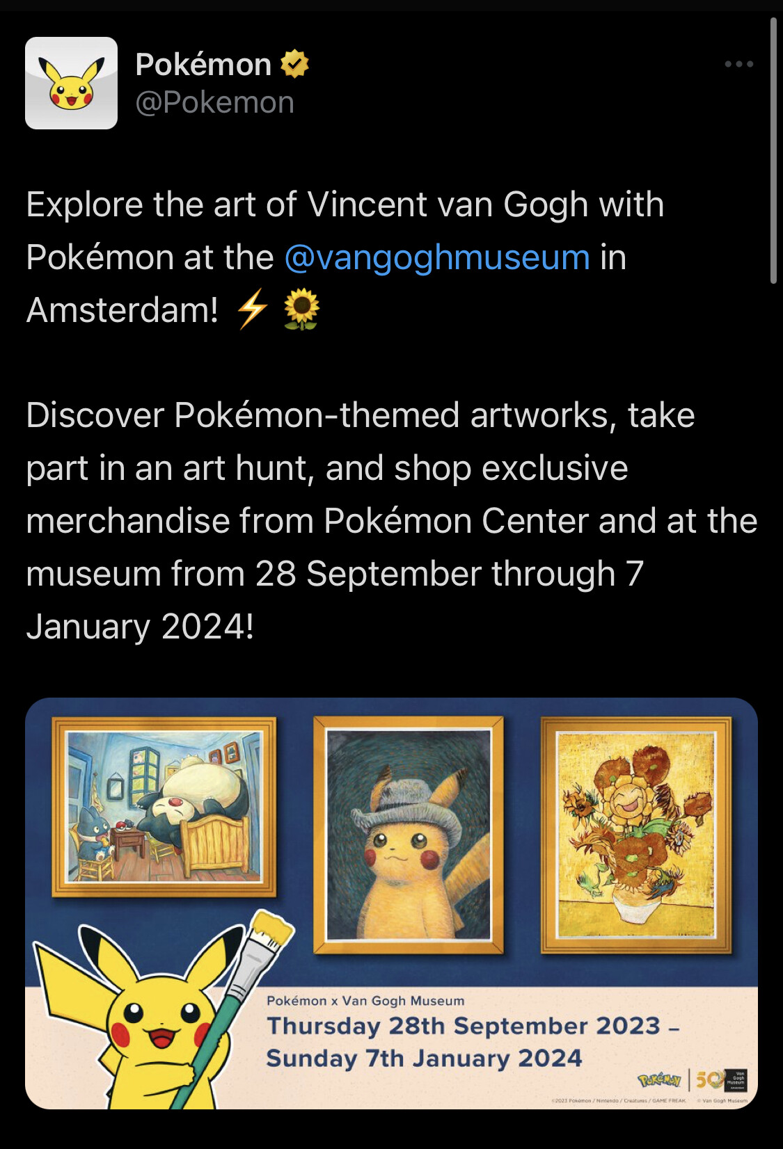 Pokemon Center x Van Gogh Museum: Pokemon Inspired by Paintings 6