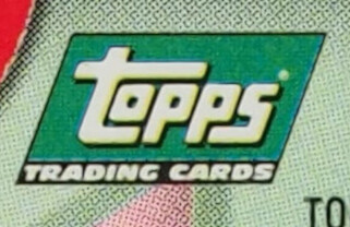 Third Print Topps Logo (Blue)